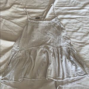 White tank with pockets